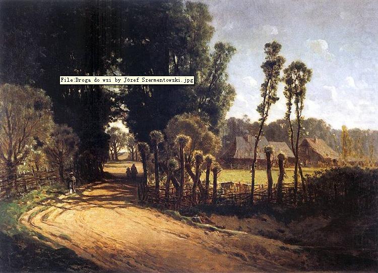 Cottage road, Jozef Szermentowski